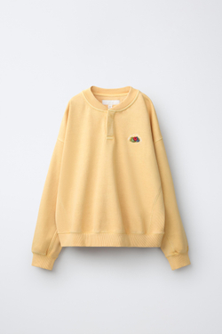 ZARA - FRUIT OF THE LOOM™ ТОЛСТОВКА С ВЫШИВКОЙ, ЖЕЛТЫЙ