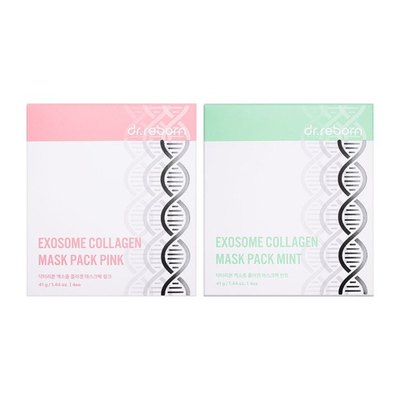 DR.REBORN Гидрогелевая маска с экзосомами и коллагеном (мятная) EXOSOME COLLAGEN MASK PACK MINT (41 гр)