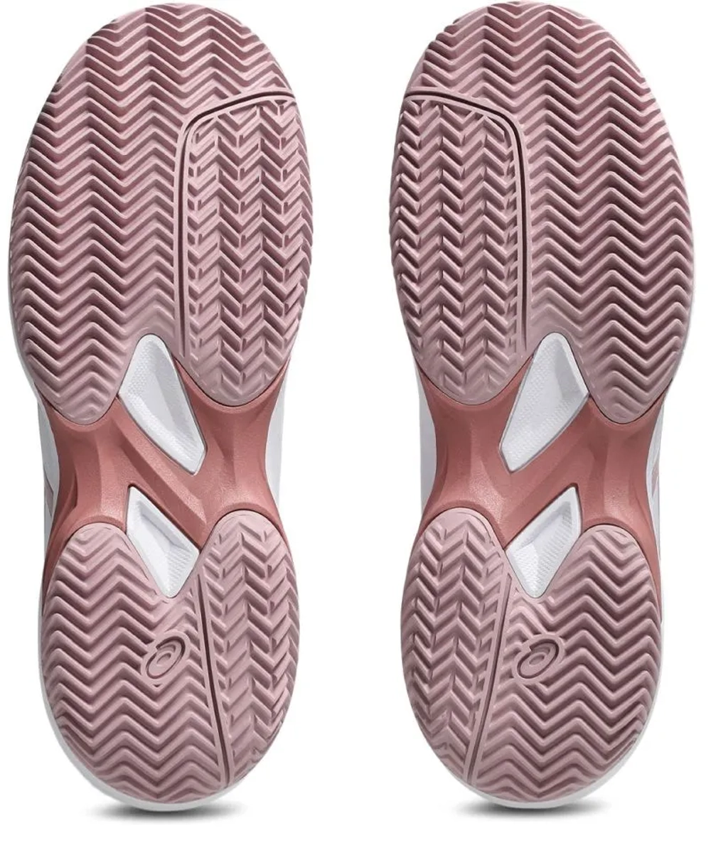 Детские теннисные кроссовки Asics Gel-Game GS Clay/OC - white/morganite