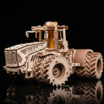 Деревянный механический конструктор Трактор Кировец К-7М (EWA)
