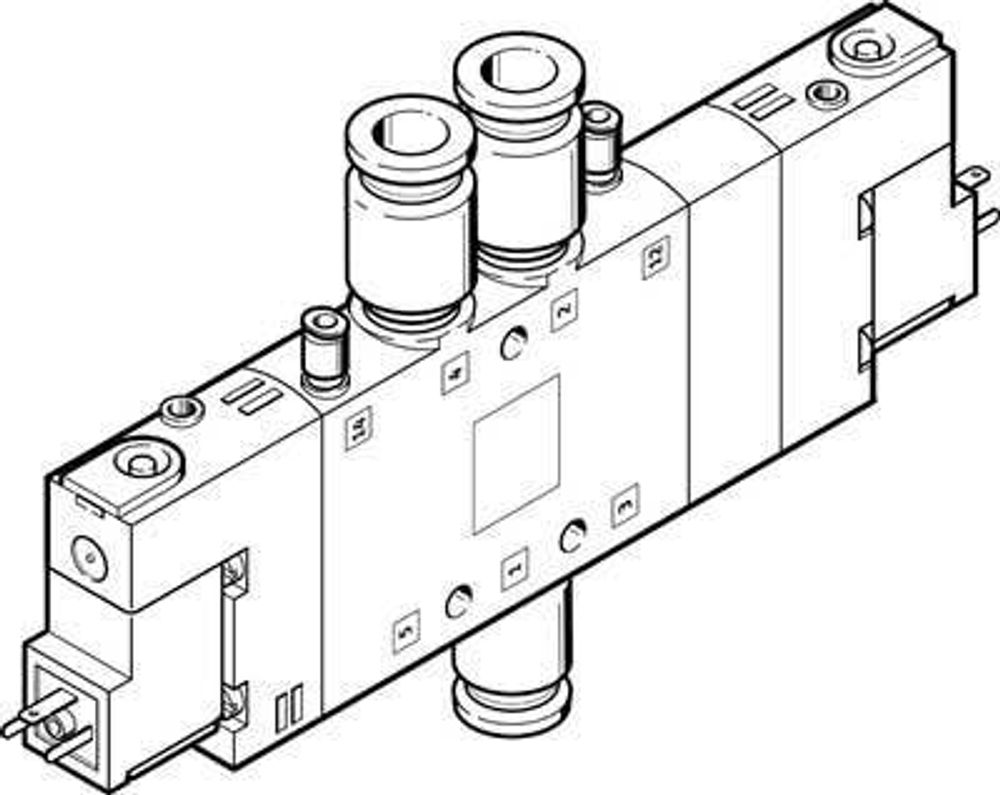 CPE18-M1H-5/3ES-QS-8 Распределитель с электроуправлением CPE18-M1H-5/3ES-QS-8 Распределитель с электроуправлением