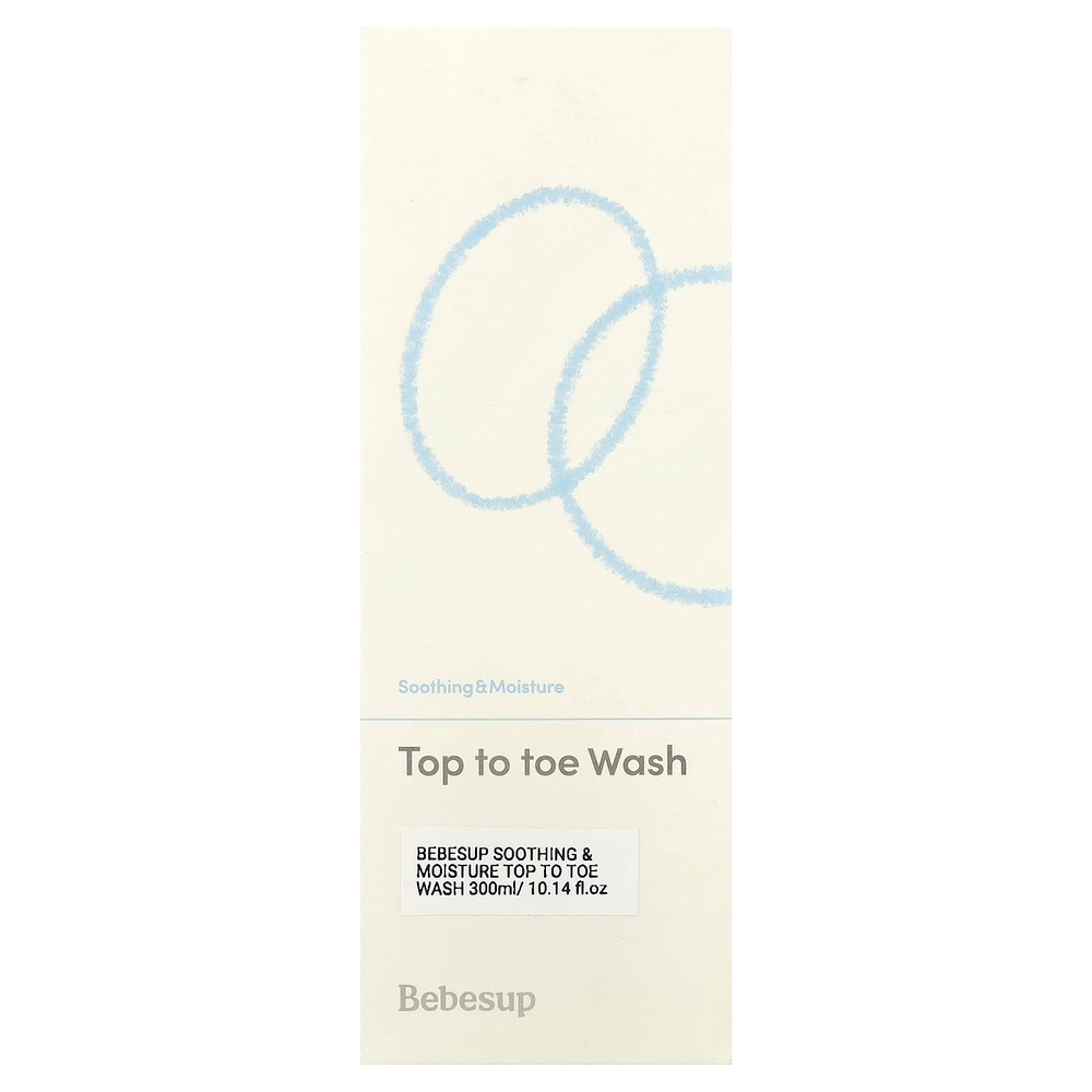 Bebesup, Top Toe, гель для душа, для детей, 300 мл (10,14 жидк. унции)