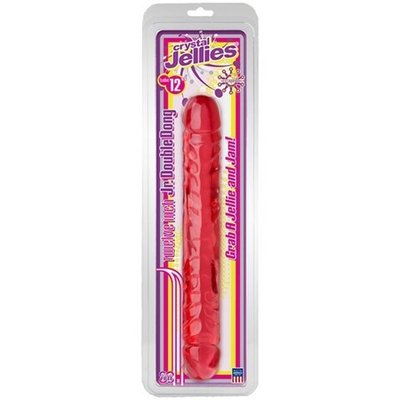 Двусторонний фаллос розовый 12" (Цвет: розовый)
