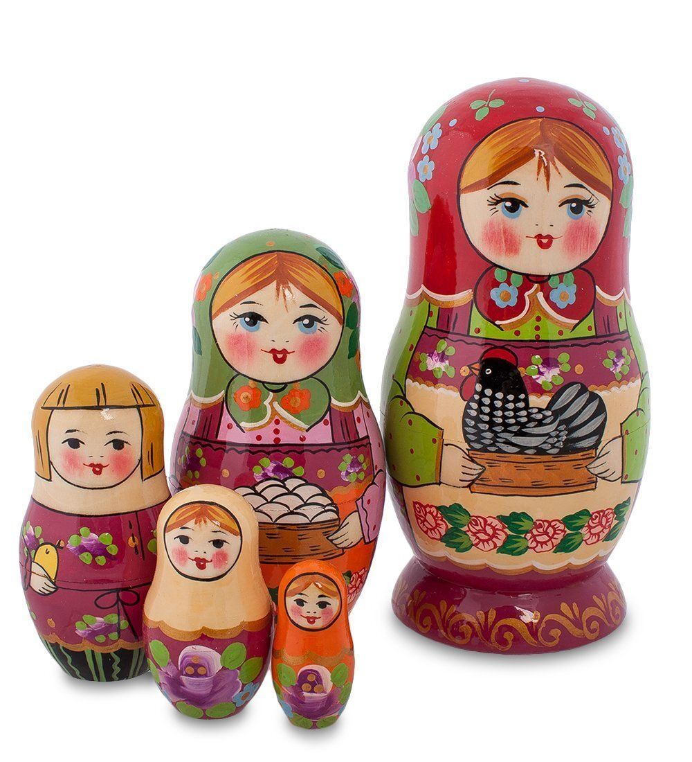 МР-58/ 2 Матрешка 5м «Дуня с курицей»