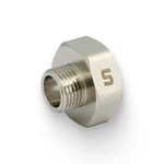 Переходник НВ 1/2" х 1", никелированный