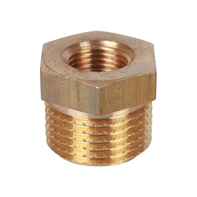 Футорка STOUT SFT 0028 - 3/8" x 1/8" (для стальных труб, латунь без покрытия)