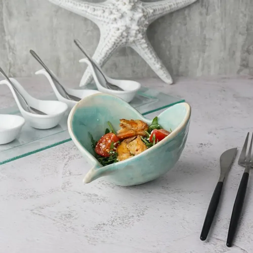 Салатник 125 мл 13*12,9 см h9 см емкость для закусок Sea Blue Shell Frutti di Mare P.L. [1]