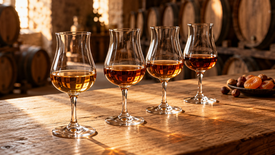 Популярные марки коньяка: Hennessy, Martell, Rémy Martin и Courvoisier
