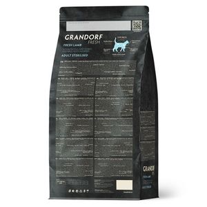 Сухой корм GRANDORF Fresh Cat STERILISED Lamb&Sweet Potato для стерилизованных кошек из свежего мяса ягненка с бататом