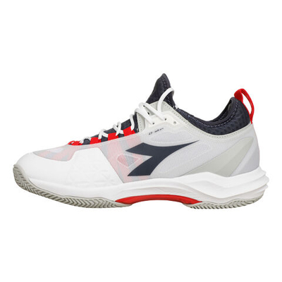 Мужские теннисные кроссовки Diadora Speed Blushield Fly 4+ Clay Court Shoe Men - White, Dark Blue