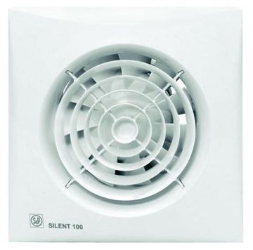 Накладной вентилятор Soler & Palau SILENT-200 CRZ SILVER (с таймером)