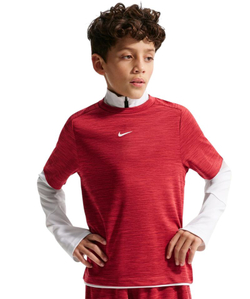 Детская теннисная футболка Nike Boys Multi Dri-FIT Short-Sleeve - red/white