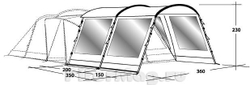 Outwell Maui Reef Front Extension [110263]