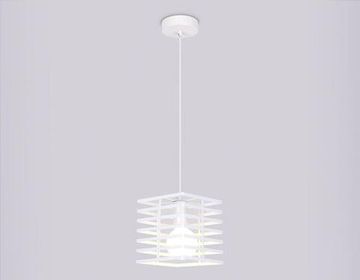 Подвесной светильник в стиле лофт 1*Е27 TR8410 WH белый Traditional Ambrella