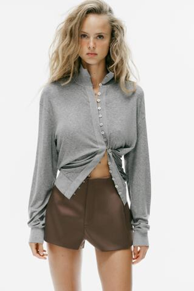 МИНИ-ШОРТЫ ИЗ САТИНА — ZARA