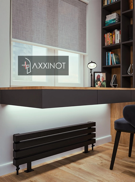 Axxinot Verde ZN 700 - напольный трубчатый радиатор шириной 700 мм