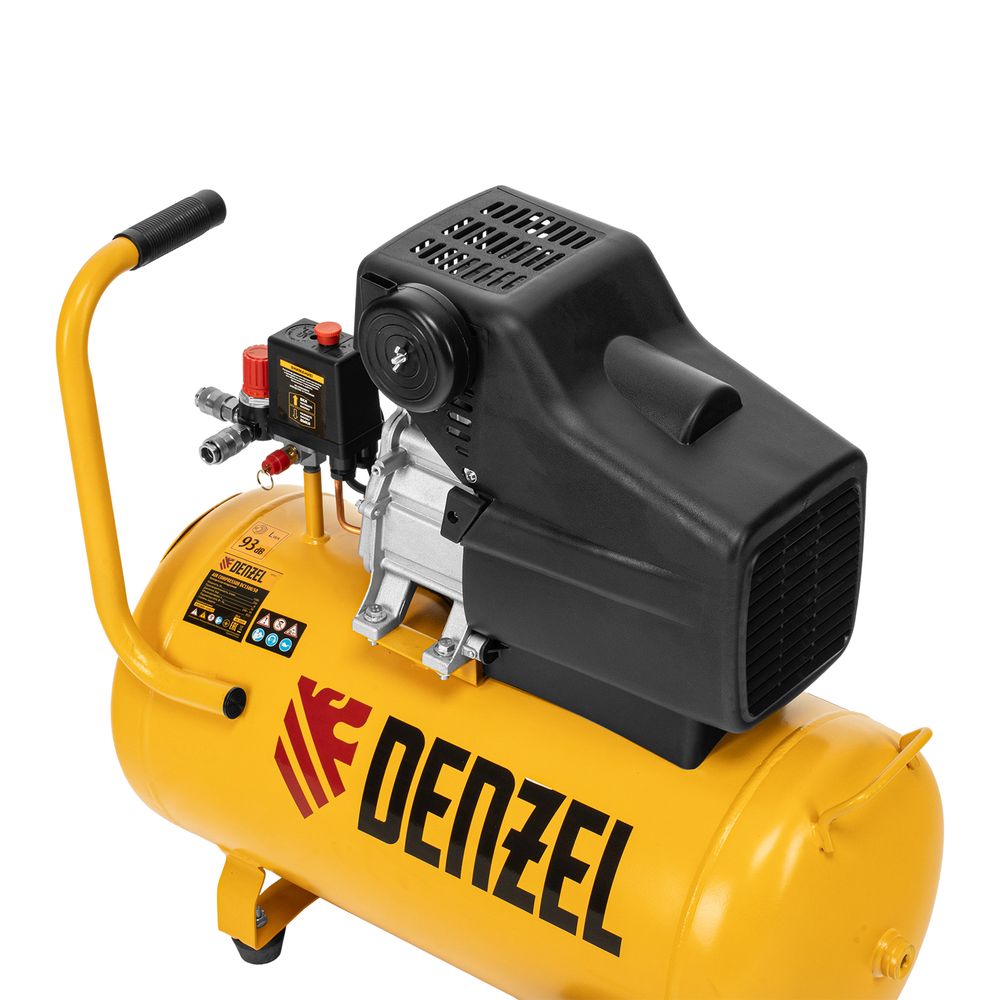 Компрессор масляный воздушный Denzel DC1500/50, 1.5 кВт, 50 л, 220 л/мин, прямой привод