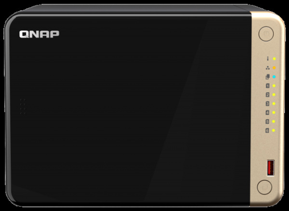 Сетевой RAID-накопитель QNAP  TS-664-8G