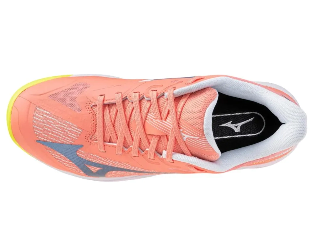 Женские кроссовки для padel Mizuno Wave Exceed Court Padel - desert flower/wild wind/yellow jasper