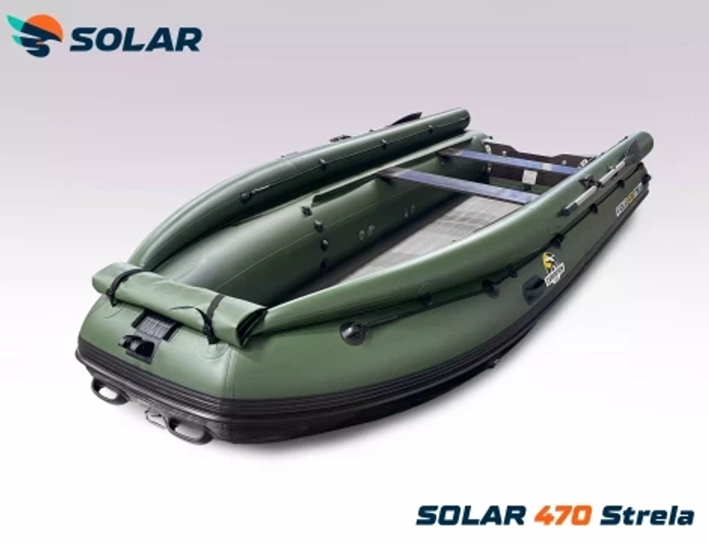 Лодка надувная моторная solar-470 strela jet tunnel (expedition)