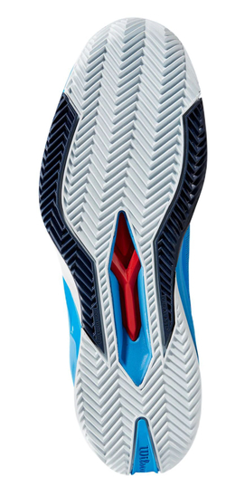 Мужские кроссовки теннисные Wilson Rush Pro 4.0 Clay - небесный
