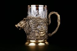 Подстаканник "Русский лес -Волк"
