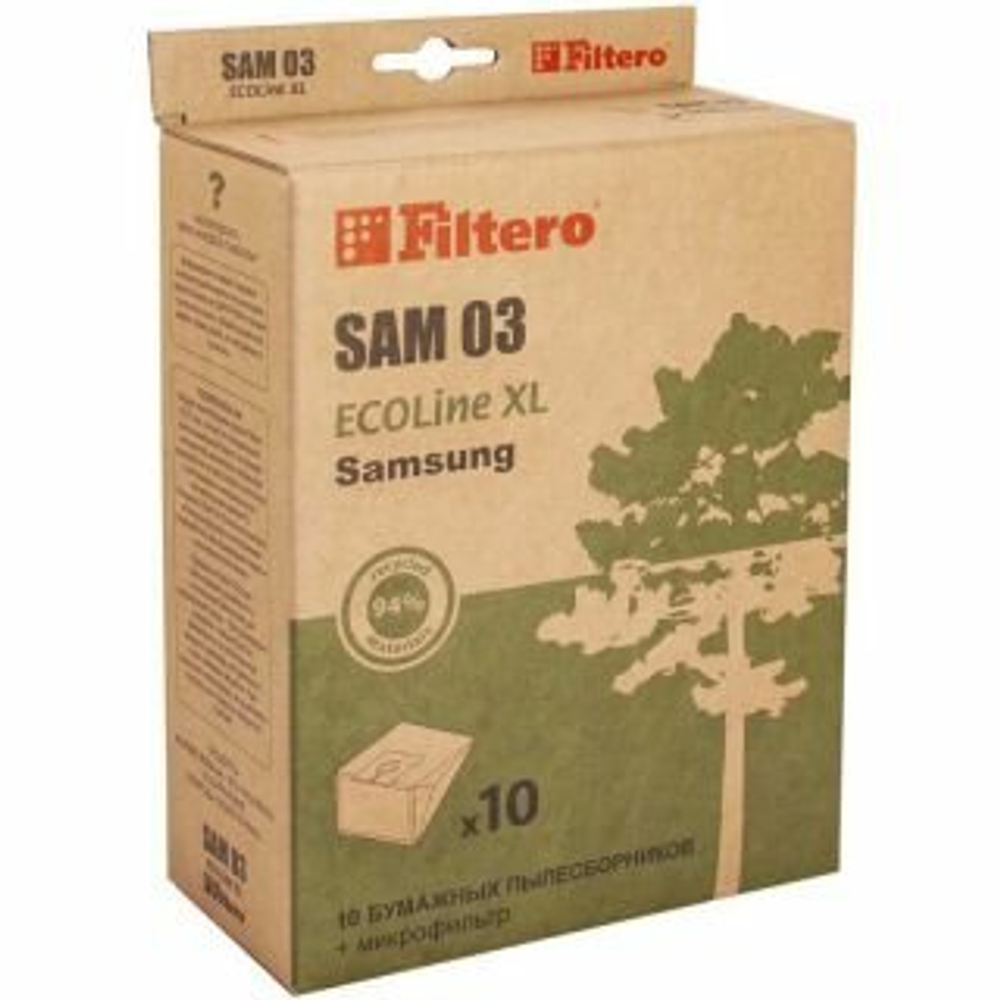 Пылесборник Filtero SAM 03 (10+) XL ECOLine