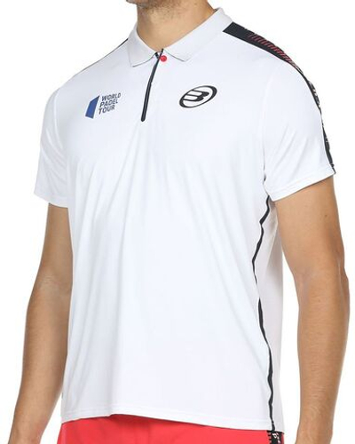 Мужское теннисное поло Bullpadel Rodeo Polo - blanco