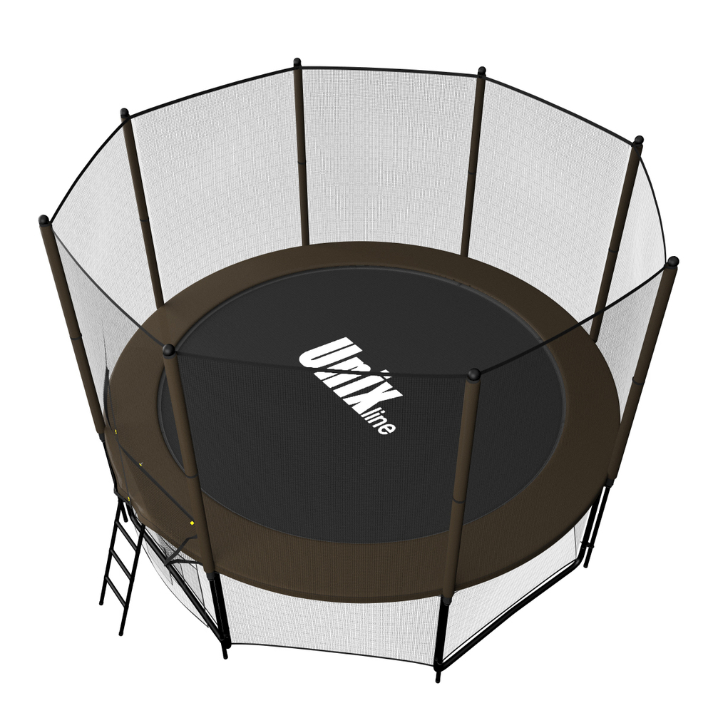Батут UNIX line Black&Brown 12 ft (outside)