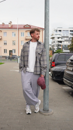 Рубашка “Daily” в клетку - синяя