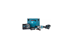 Машина шлифовальная угловая Makita аккум. XGT BL 40В, 125 мм, с комплектом аккум. 2x4Ач BL4040F, зарядным устройством DC40RA, Makpac 4 GA005GU201