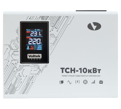 Стабилизатор напряжения однофазный VOLTEKterra VOLTEK ТСН 10000 (10000ВА) VTCH-10000