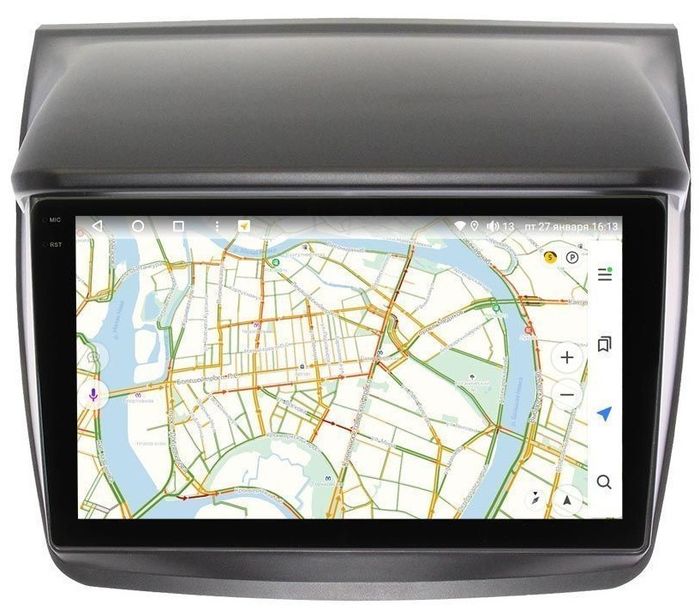 Магнитола для Mitsubishi Pajero Sport 2006-2016 - Vaycar VA47P-0094 на Android 13, Быстрая, 4G SIM-слот
