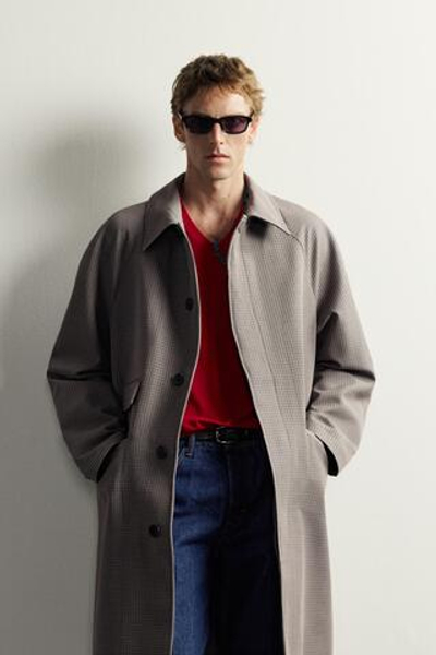 ТРЕНЧ В КЛЕТКУ AARON LEVINE X ZARA — ZARA