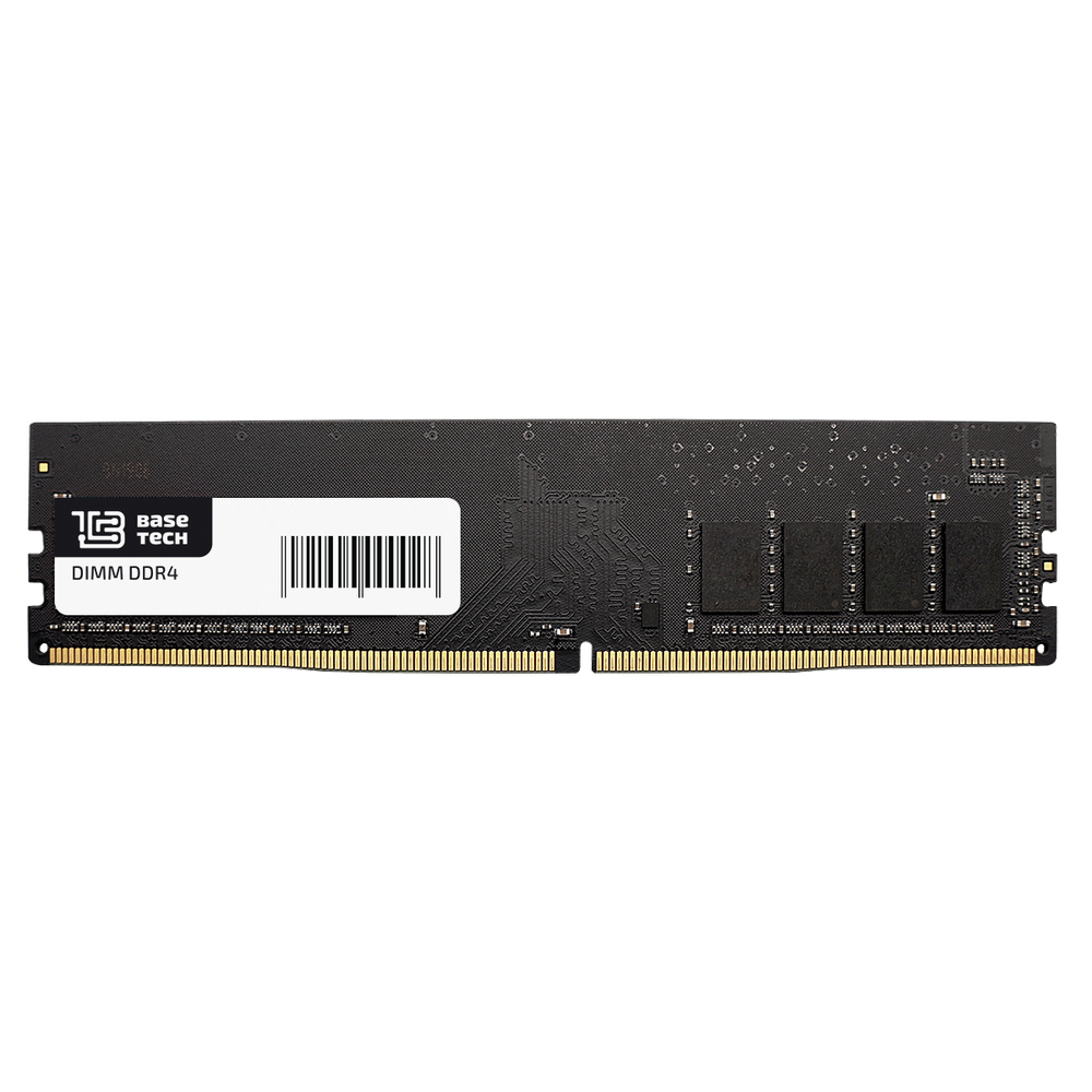 Память BaseTech DDR4 DIMM 4Гб, 2666МГц, CL19, Retail, 1.2В (BTD42666C19-4GN-RTL)
