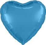 Шар (36''/91 см) Сердце, Сизый, Бохо, 1 шт. в уп.