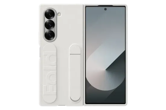 Чехол Samsung Silicone Case Fold6 белый