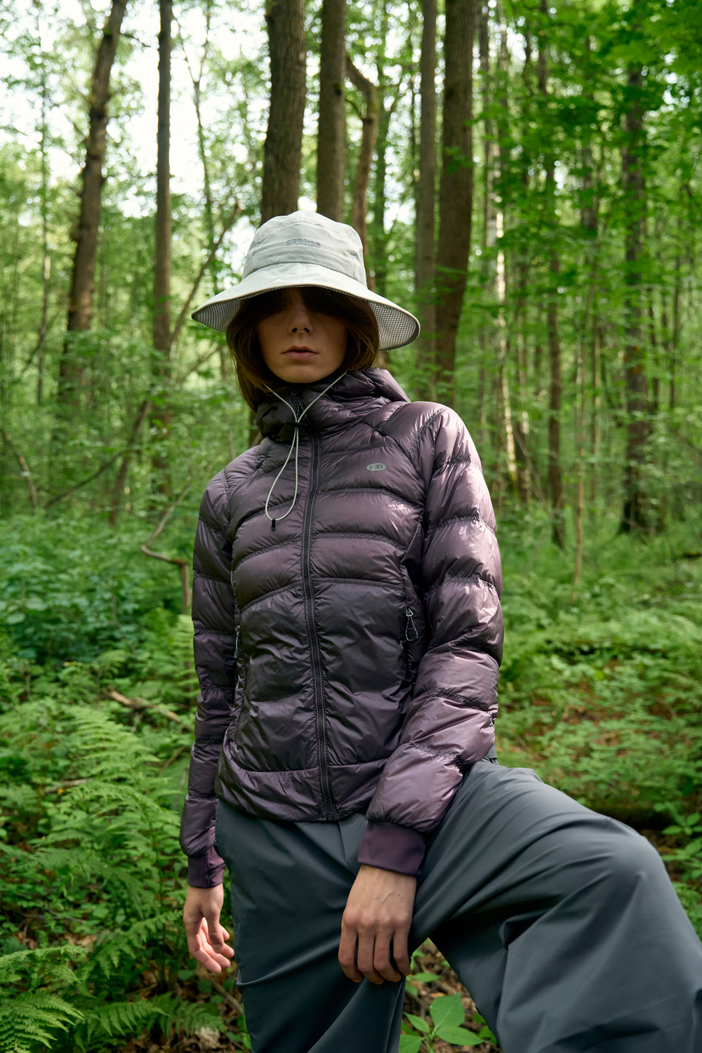Панама Nothomme Blue Outdoor Sun Hat "Cloud Grey"