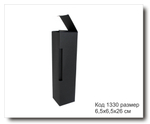 Коробка Код 1330 размер 6,5х6,5х26 см для диффузора (черный картон)