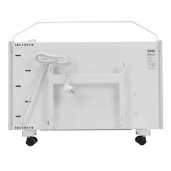 Конвектор электрический Denzel XCE-1000, 230 В, 1000 Вт, белый, сушилка, колеса, Х-элемент, 98130