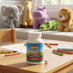NaturesPlus, Animal Parade®, ДГК для детей, жевательная добавка с омега-3 для детей, со вкусом вишни, 90 таблеток в форме животных