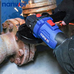 Угловая шлифовальная машина аккумуляторная (Болгарка) NANWEI NW-A8132, 20B, 6AH*2