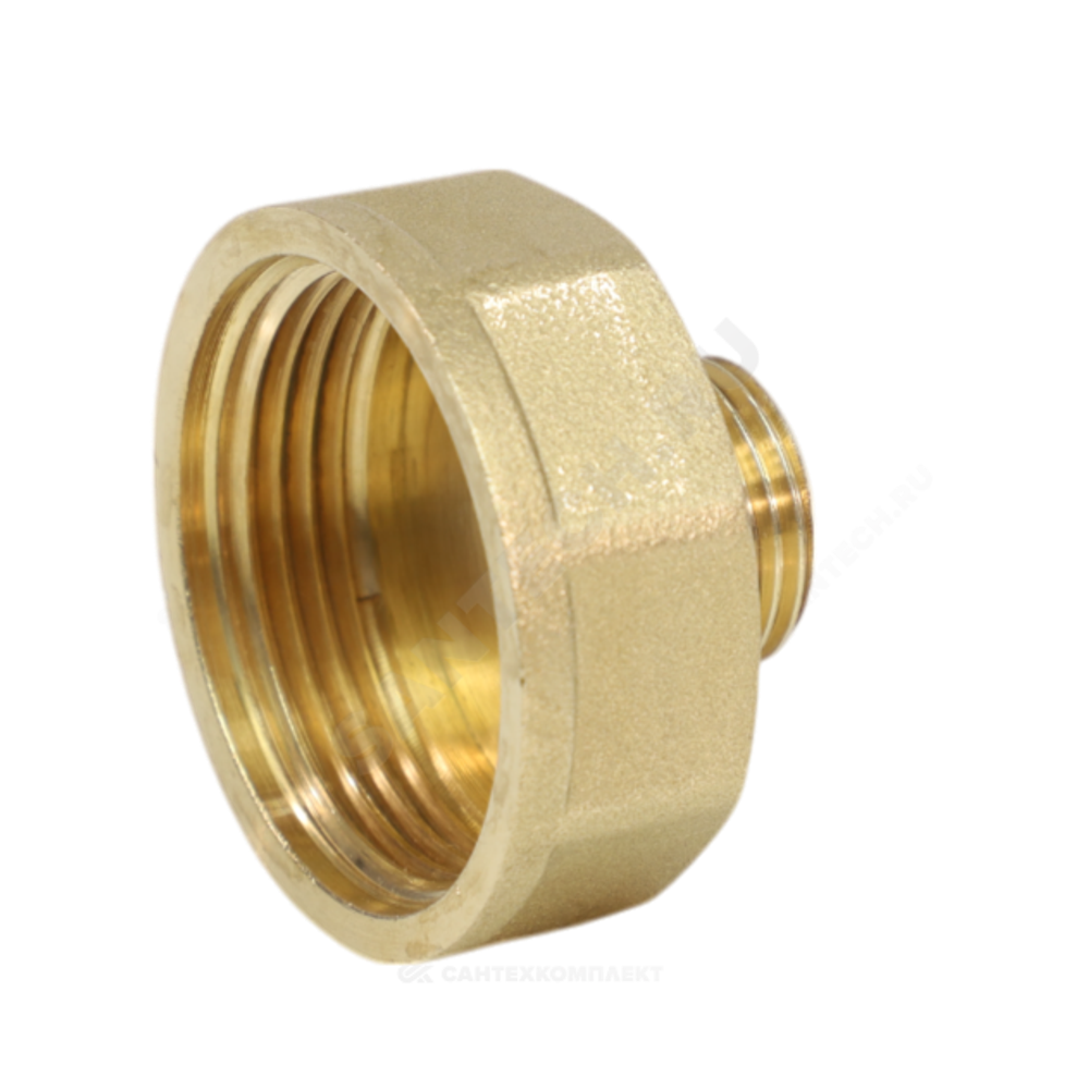 Переход латунь Ду 32х20 (1 1/4"х3/4") ВР/НР VALFEX VF.592.L.114.034