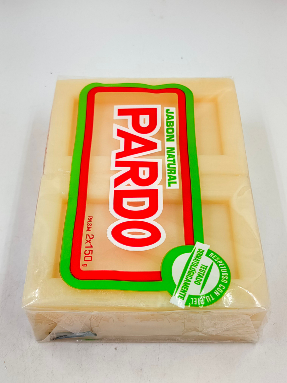 Pardo Натуральное мыло в брусках для ухода за кожей, с маслом апельсина, в упаковке 2 шт. по 150 г (Испания)