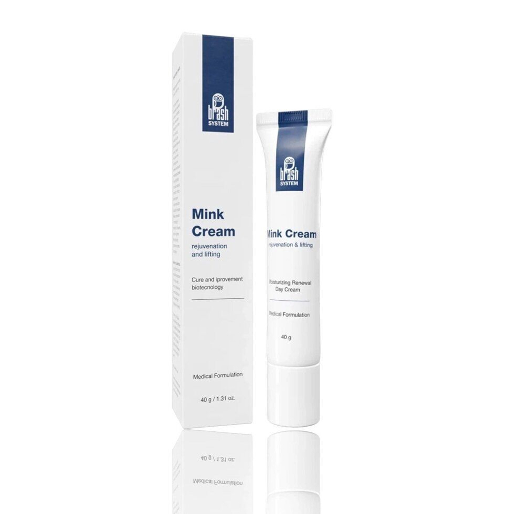 Mink cream — Крем с маслом норки, Brash company 40гр, крем- увлажнение и регенерация