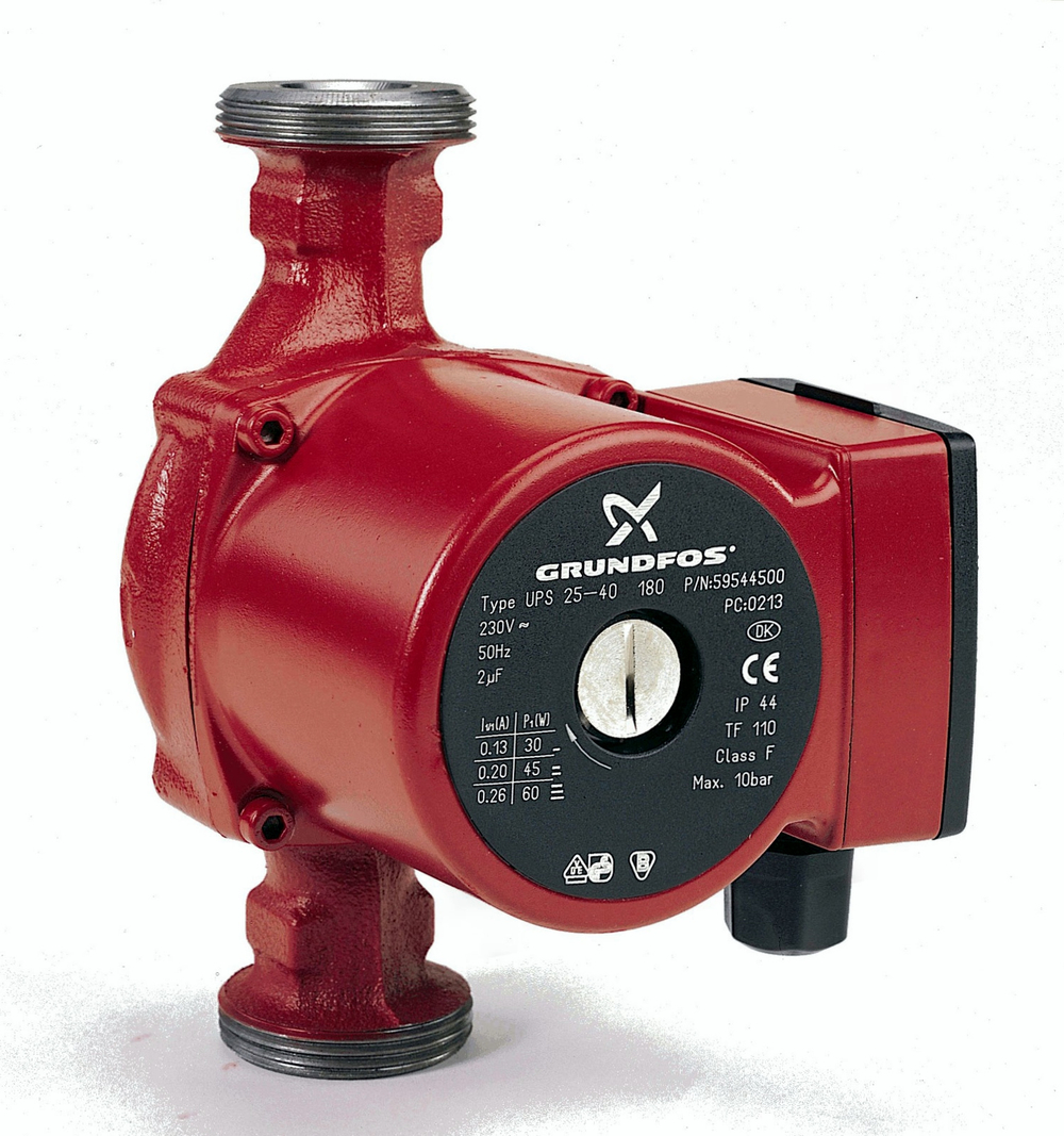 насос циркуляционный Grundfos UPS25/4 180