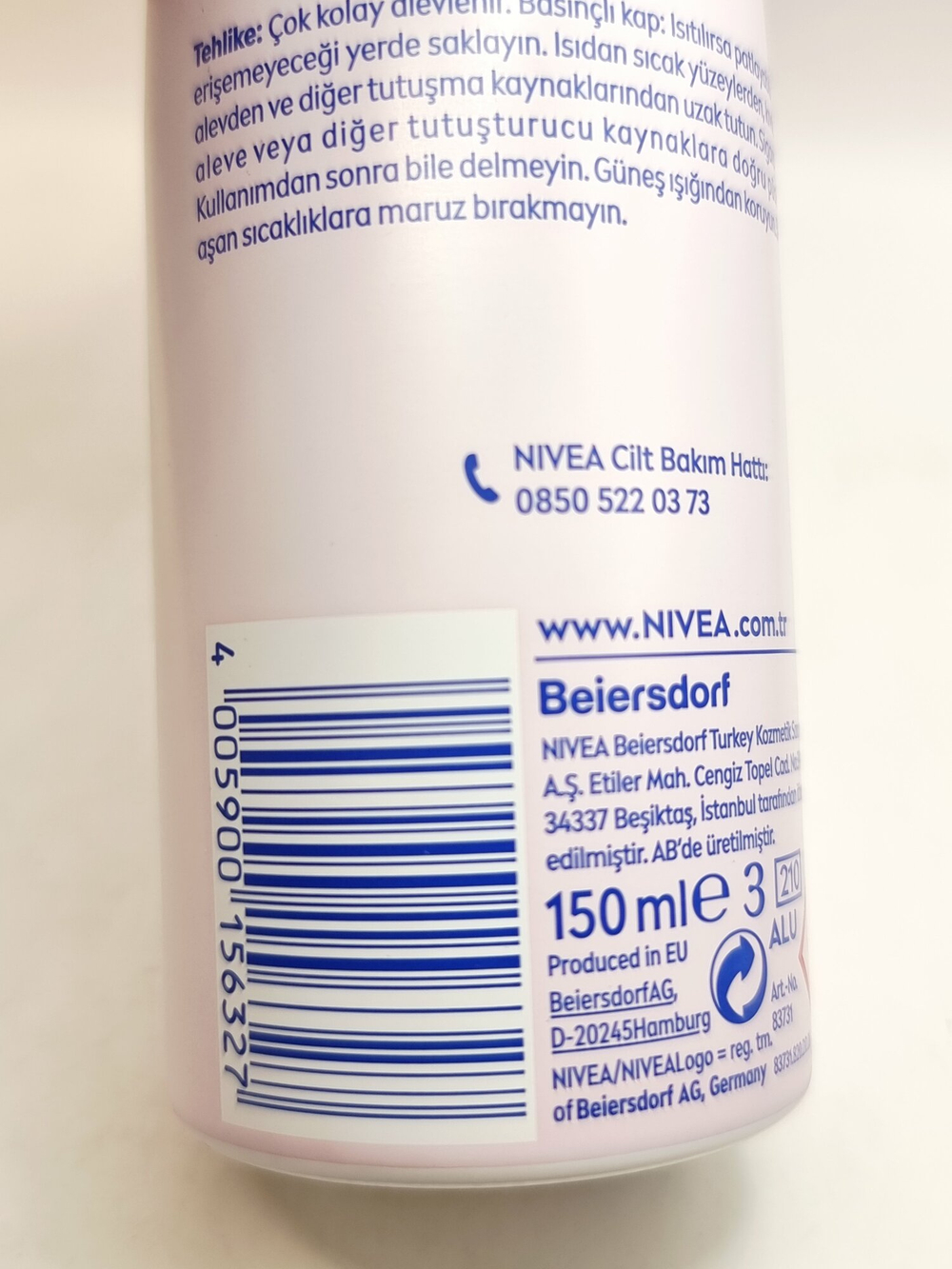 NIVEA Дезодорант - антиперсперант  спрей  Женский Pear&Beauty с экстрактом жемчуга и маслом авокадо  150 мл (Германия)
