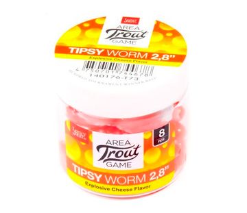 Слаги съедобные LJ Pro Series TIPSY WORM 2,3in (5,84 см), цв. T73, 12 шт.