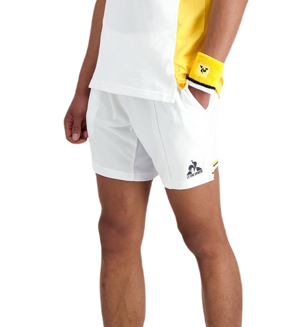 Мужские теннисные шорты Le Coq Sportif Tennis Pro Short 23 N°1 M - new optical white