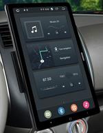 1DIN магнитола - Kuberg OL-1032-1D-D поворотный монитор 13.3" на Android 10, Быстрая, 4G-SIM-слот